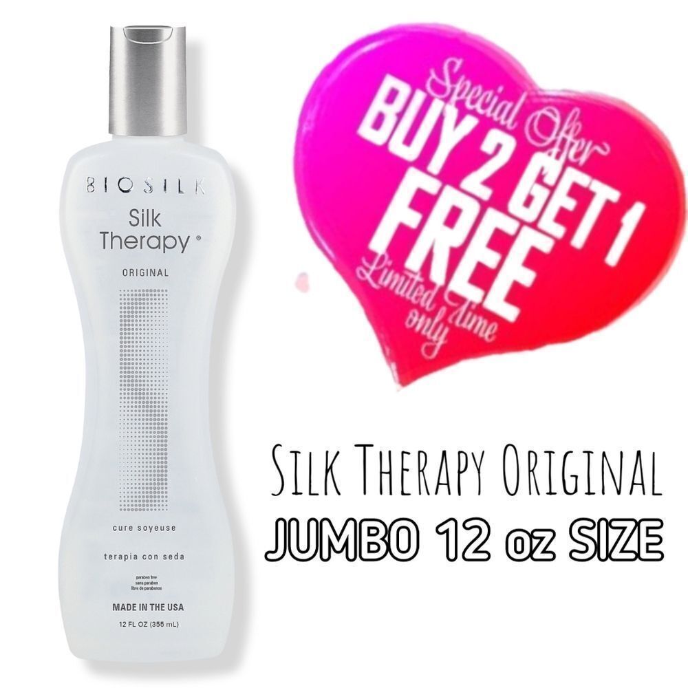 JUMBO Biosilk Silk Therapy Original (12 oz) Leave In Treatment